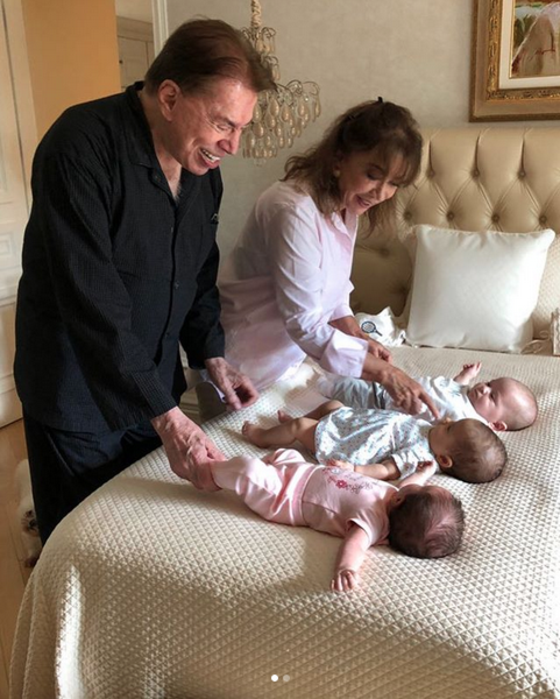 Silvio Santos, netos, Instagram Silvio Santos, netos, Instagram